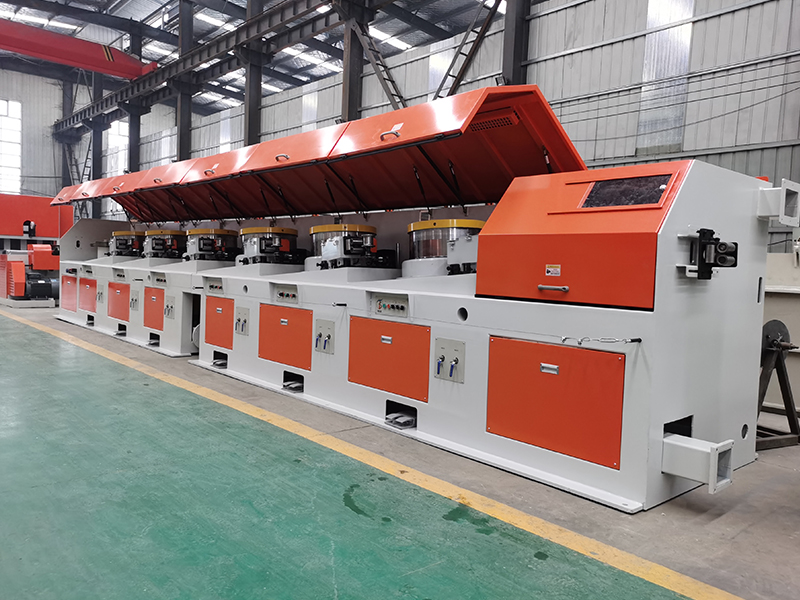Synchronous motor wire drawing machine